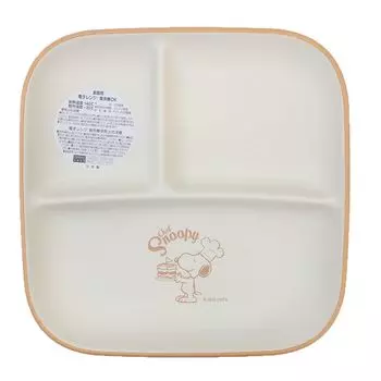 Marimo Craft Серия Snoopy Chef Под дерево x H3 x Тарелка, Большая, Оранжевый, Ш21.4 Г21.4см (SPZ-2940) оранжевый
