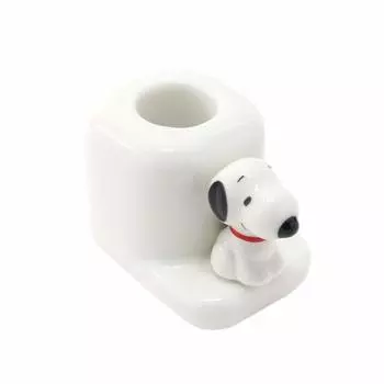 Marimocraft Mario Craft Peanuts Toothbrush Stand with Figure Single (Mc.)