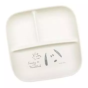 Marimocraft Snoopy Квадратное Лицо x H30 x Тарелка, Большая, Узор, Ш21.4 Г21.4см, SPY-839