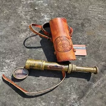 Marine Brass - Функциональный телескоп | Латунь | Стеклянная оптика и детский телескоп с большим увеличением