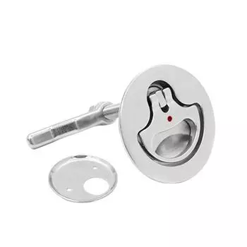 Marine Deck Lift Handle With Back Plate Adjustable 15 To 60mm 316 Stainless Steel Boat Yacht Accessories