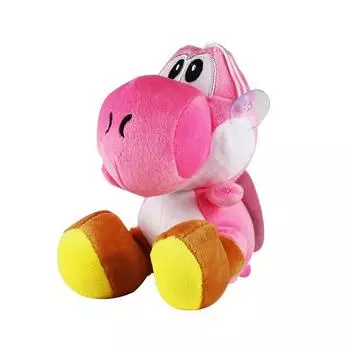 Mario Super 18cm Bros Plush Yoshi Joeut Stuffed Animal Doll Soft Pendant Gift Pink