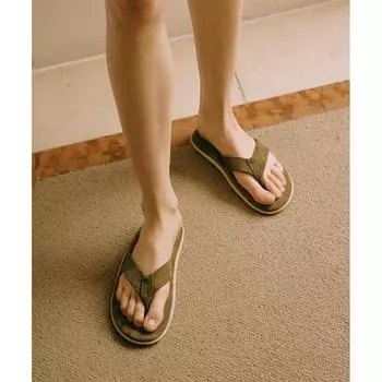 Marithe Francois Girbaud Mfg X Island Slipper Замшевые тапочки цвета хаки 240