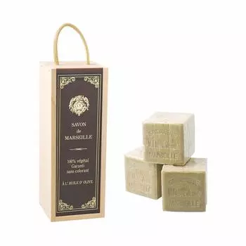 MARIUS FABRE Savon de Marseille Большой кубик оливок в подарок (недушистый)