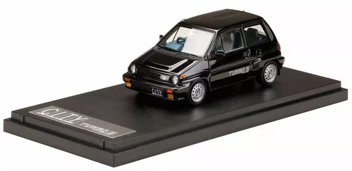 MARK43 Honda CITY TURBO II Черный Готовый продукт PM43139BK 1/43 (Пользовательский цвет) чёрный