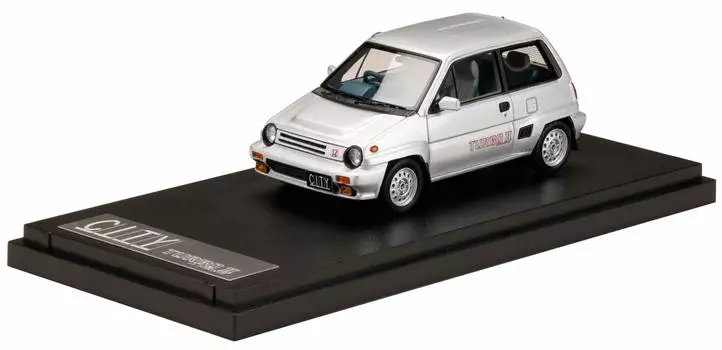 MARK43 Honda CITY TURBO II Quartz Silver Metallic Finished Product PM43139S 1/43
