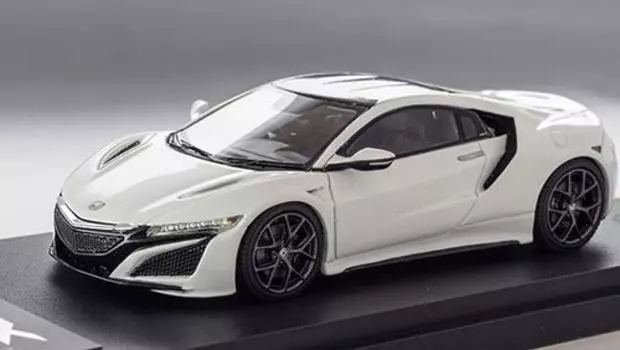 MARK43 Honda NSX White Completed Product 1/43