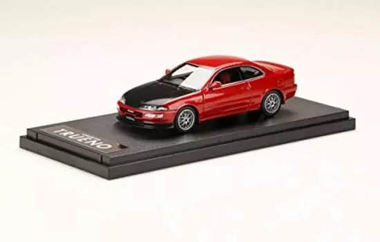 MARK43 Toyota Sprinter Trueno GT APEX AE101 Custom Carbon Bonnet Red Mica Metallic Finished Product PM43129CR 1/43 Ver.