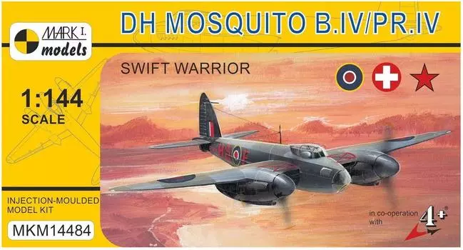 Mark 1 Royal Air Force Mosquito Swift Warrior Plastic Model MKM14484 1/144 D.H. B.4/PR.4