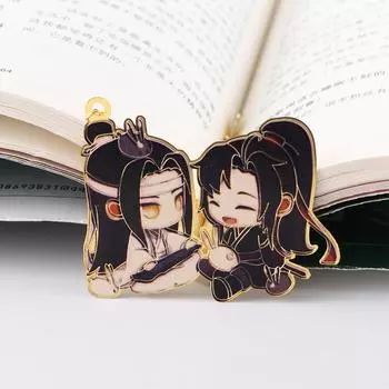 Марк студенческий подарок металлические Wei Wuxian Lan Wangji закладки канцелярские принадлежности Mo Dao Zu Shi книжные маркеры C