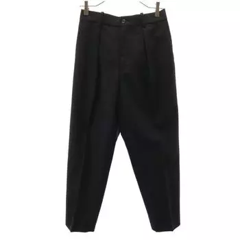 markaware Wool Made in Japan tack Slacks pants 2 black Women Used