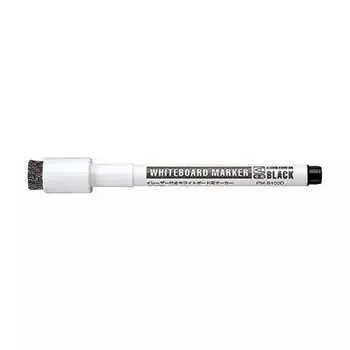 Маркер для белой доски KOKUYO с ластиком и магнитом, сверхтонкий, черный, PM-B100D, набор из 3 шт.