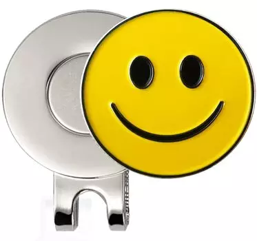 Маркер для гольфа Adhere Hat Clip Magnet Съемный магнит Cute Smiling Ball Marker Smile Mark Nico-chan (Улыбка)