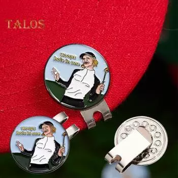 Маркер для гольфа, зажим для шляпы, легкий маркер для гольфа, магнитный зажим для шляпы, забавный аксессуар для гольфа для женщин и мужчин, гольфистов F