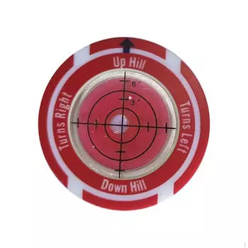 Маркер для гольфа, зажим для шляпы для мужчин и женщин, подарок для гольфиста, портативный универсальный учебный вспомогательный аксессуар Red Green