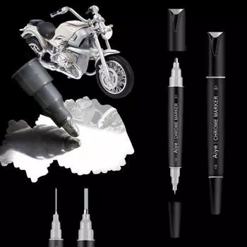 Маркер для краски, светоотражающий, легко окрашиваемый, высоконепрозрачный, водонепроницаемый, солнцезащитный, двухсторонний, с зеркальным эффектом, металлический маркер, товары для дома бронзовый