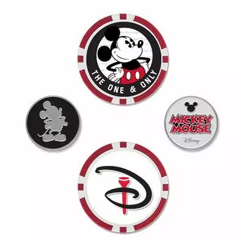 Маркер для мяча для гольфа Team Effort Disney Mickey Mouse T0539119, набор, многоцветный,