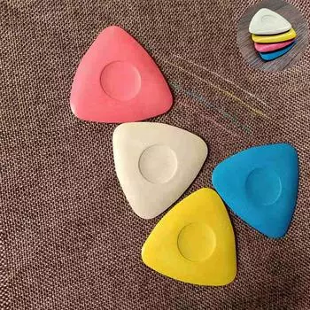 Маркер для портного DIY, мел для портных, ткань, маркеры для шитья, ткань, ремесло, мел для портных, стираемый красочный швейный маркер 6*6*0.59cm