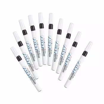 Маркер Mitsubishi Pencil Paint с тонким кончиком, черный, 10 шт. PX21.24
