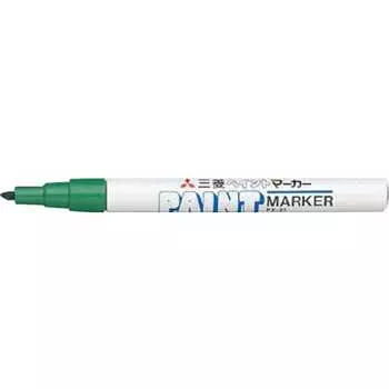 Маркер Mitsubishi Pencil Uni Paint на масляной основе с тонким кончиком, зеленый PX21.6