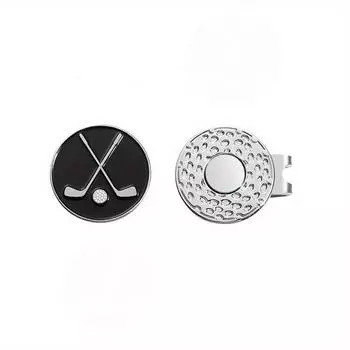 Маркеры для мячей для гольфа с зажимами для шляп для мужчин и женщин, магнитные зажимы для бейсболок, съемные, легко крепятся к кепке для гольфа