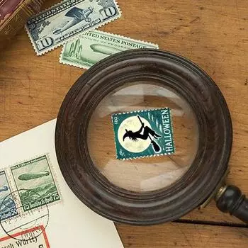 Марки на Хэллоуин Призрак Тыква Кошка Ведьма Штамп Печати Журнал Фотоальбом Конверт