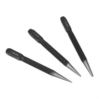 Marking Center Punch 1.5/2/3mm Alloy Steel Hand Tools