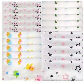 Марлевый носовой платок Abad, набор из 20 предметов, тип E, корейские детские товары