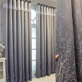 Марля для затенения балкона в спальне, интегрированная занавеска с двойным затенением, теплоизоляционная занавеска W100*H270cm