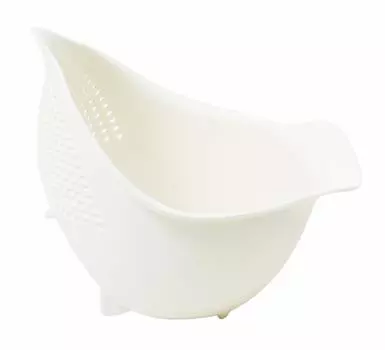 Marna Chicken Draining Bowl MA Дуршлаг и миска интегрированы Овощ K698W (Белый / 1100мл) (Ингредиенты Промывка/Слив)