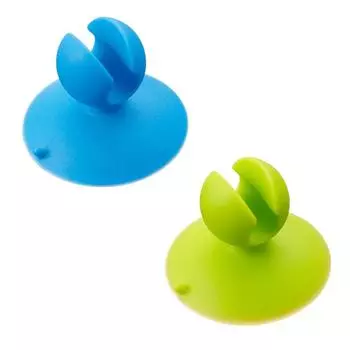 Marna COLOR SPICE Различные ловцы 2 шт. Подставка для зубных щеток Настенная присоска держатель зубных щеток W444B Синий/зеленый (Хранение шнура)