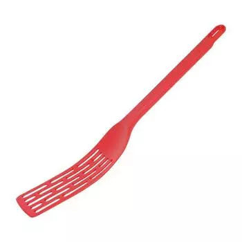 marna Flexible Long Turner making and Dishwasher K181R (for gyoza, omelets, spatulas), Safe, Red,
