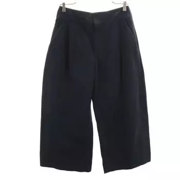 MARNI made in Italy cropped Wide pants 38 Navy Women Used