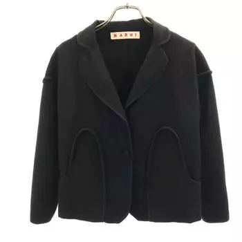 MARNI wool Jacket 40 black Women Used