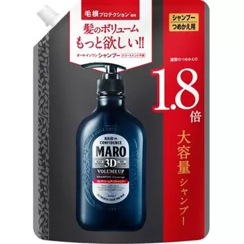 Maro 3D Volume Up Shampoo Ex Refill Большая емкость 684 мл Nature Love