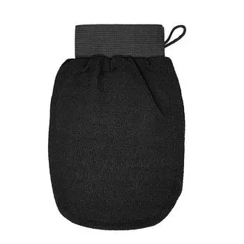 Марокканский душ Отшелушивающая перчатка Хаммам Ванна Очищающий скраб для тела Массажная варежка Кесса Полотенце для пилинга Перчатка чёрный