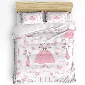 Марокко Цветы Геометрические фигуры 3 предмета Постельное белье для спальни Двуспальная кровать Домашний текстиль Пододеяльник Покрывало Наволочка EU single(135x200cm)