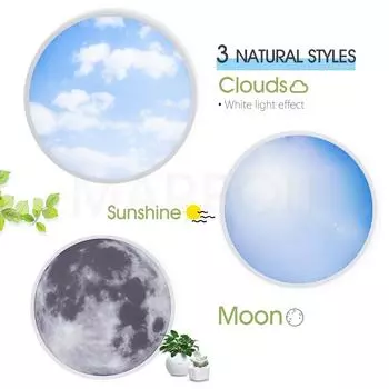 MARPOU Sky Smart Lamps Светодиодный потолочный светильник Moon lights APP Remote Control Светодиодный потолочный светильник для гостиной, спальни, декора Switch Control