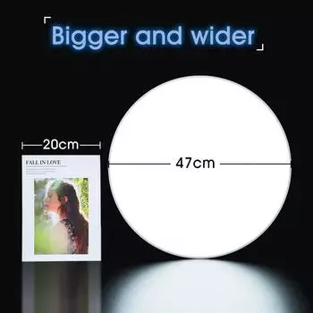 MARPOU ультратонкие 47 см светодиодные потолочные светильники круглые 46 Вт 36 Вт 20 Вт 12 Вт потолочные светодиодные современные для кухни спальни гостиной ванной комнаты 220 В 220V