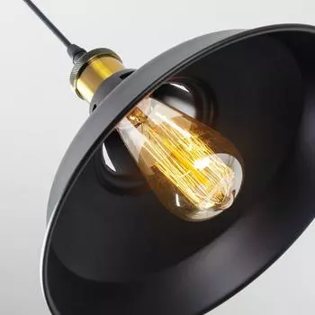 MARPOU винтажные подвесные светильники промышленный лофт высококачественный подвесной светильник ретро подвесной светильник абажур для кухни столовой спальни чёрный