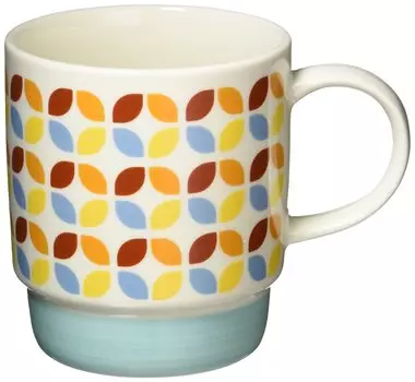 Marsan Kondo Retro Cafe Mug Light Blue 350ml Mino Ware Dishwasher Microwave Safe Made in Japan 20666