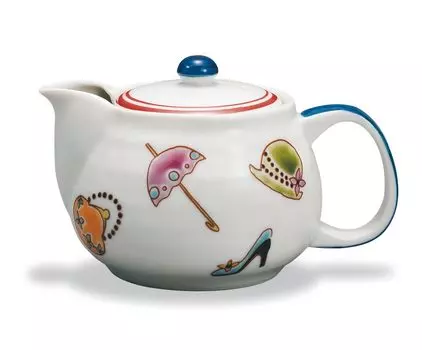 Марсан Миямото чайник-заварник Тайсё Римский чай Кутанияки (с ситечком) АП7-0436