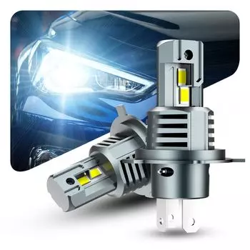 Marsauto H4 LED Фара Техосмотр Автомобиля Супер H4 LED Галоген Легко до IP68 Супер Сильная Водонепроницаемость Высокоскоростное Вращающееся Охлаждение Мгновенный Длинный Дальний/Ближний,
