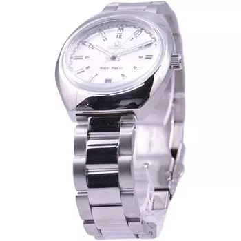 MARSHAL Мужская MRZ015-MSV (Базовая модель Sun Flame) Круглые часы серебряные аналоговые