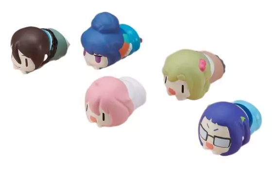 Фигурка Маршмеллоу 55 мм ПУ Окрашенная Полная Фигурка Yurucamp Прибл.. (BOX) оранжевый
