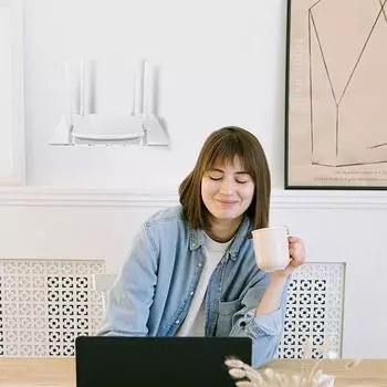 Маршрутизатор Настенное крепление, универсальное небольшое устройство Настенное крепление Держатель Кронштейн для потоковых мультимедийных устройств Жесткий драйвер