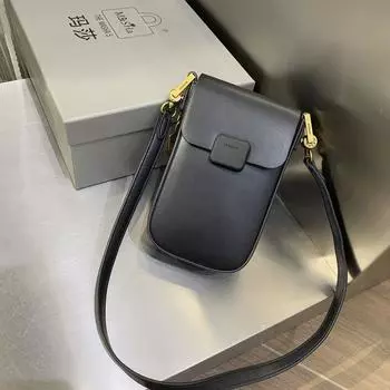 Martha Cell Phone Bag 2025 Niche Style K-style Western Style All-Matching Small Backpack Fancy Shoulder Messenger Bag Women s Bag Fashion Black