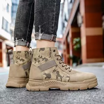 Martin boots 2025 spring new retro tooling shoes youth comfortable sports leisure outdoor hiking shoes 39