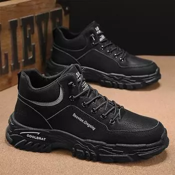 Martin boots autumn 2024 new waterproof, non-slip and wear-resistant tooling boots thick-soled and lightweight men s boots construction site work saf 39 хаки