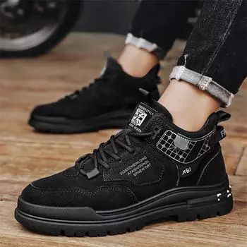 Martin boots men s 2025 spring new high-top tooling boots British men s outdoor platform casual sports trendy shoes 39